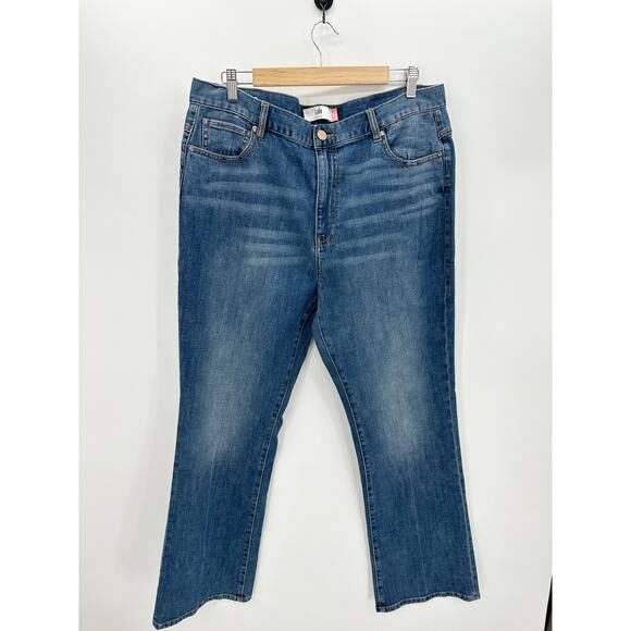 Cabi Jeans Women Size 16 Denim 5th Avenue Bootcut Cotton Blend Stretch High Rise - Picture 1 of 7